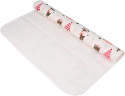 Luierkussen Urinoirmat - Draagbaar Verschoningsmat - Baby Verschooncomfort - Waterdicht Katoen - 50 x 70 cm - Multi