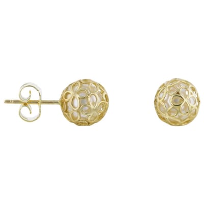 Luna-Pearls - 311.2108 - Oorbellen - Dames - 18K Geelgoud - Zoetwater gekweekte parel 6,5-7 mm