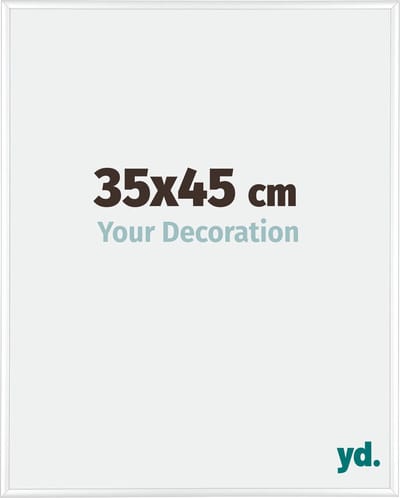 Your Decoration - Fotolijst 35x45 cm - Aluminium - Wit Hoogglans - Kent