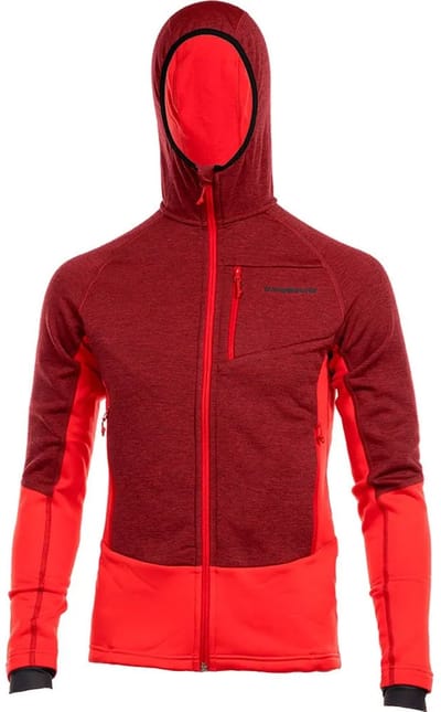 Trangoworld Calabre Fleece Met Kap Rood M Man