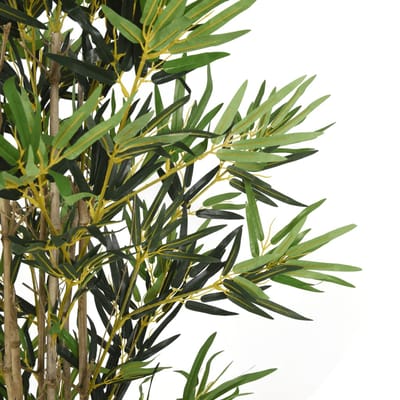 vidaXL - Kunstplant - bamboe - 1380 - bladeren - 200 - cm - groen