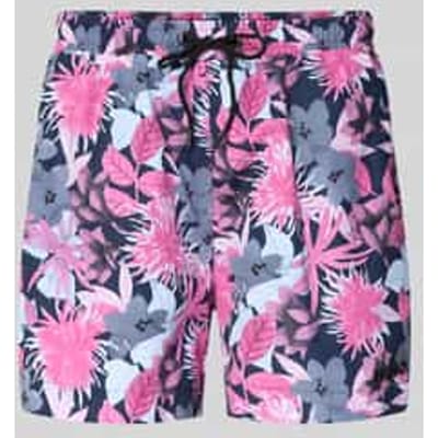 regular fit zwembroek met all-over motief model 'CALALA'