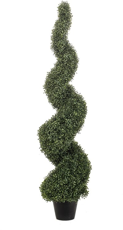 Emerald - Kunstplant Buxus spiraal UV 150cm - Kunstplant voor binnen