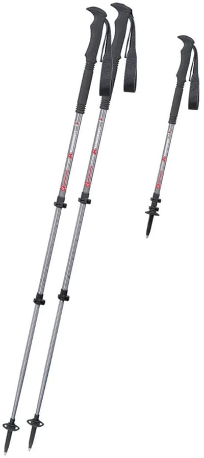 Komperdell Ridgemaster Contour Alu Stokken Zilver 105-140 cm