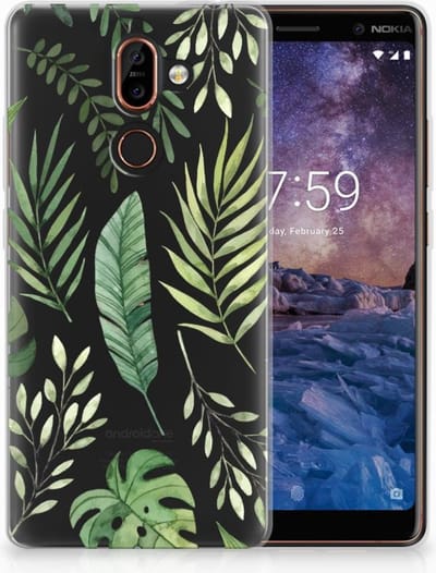 Nokia 7 Plus TPU Case Leaves