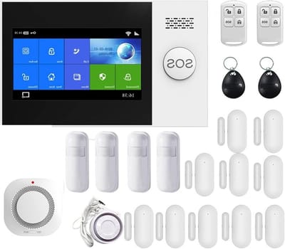 Alarmsysteem Kit - Huisbeveiliging - Thuis Beveiligen - App Controle - 4.3 Inch Scherm - J