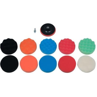 YATO 12 Delige 150 mm Polijst set met M14 en 6 mm Opname
