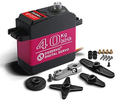 Hoge Snelheid en Torsie RC Servomotor 40KG - Waterdichte Digitale Servo voor Modelbouw