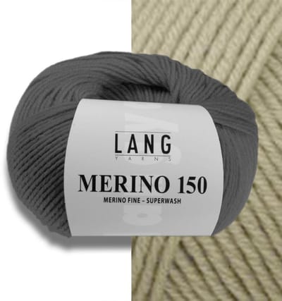 Lang Yarns Merino 150 - 96 beige - Merinowol Garen