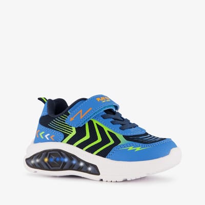 Blue Box jongens sneakers met lichtjes blauw groen - Maat 24