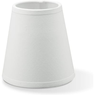 Home Sweet Home - Stoffen - Stoffen Lampenkap - Conisch - White - Minimalistische stijl - 11 x 7 x 11 cm - E14 fitting - voor Pendellamp - voor