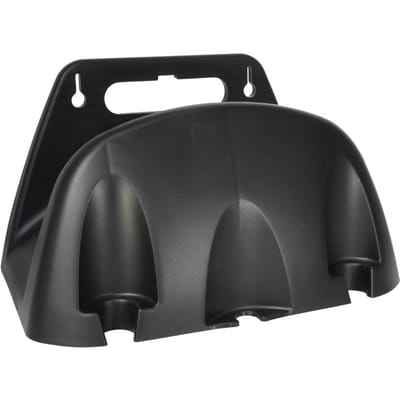 Tuinslanghouder Stevige Wandgemonteerde Slanghanger Heavy-Duty Waterslang Irrigatiegereedschap Organizer zwart