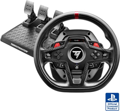 Thrustmaster T248R - 3,1 Nm Force Feedback-Racestuur en Pedaalset - Voor PS5, PS4 en de PC - Magnetische Flippers - Race Dashboard - Geschikt voor Forza Horizon 6 (PC)