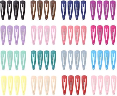 64 Stuks - Meisjes en Dames Haarspeldjes - Haarclipjes - Haarknipjes - klikklak haarspeldjes - 16 kleuren