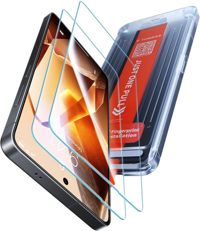 TORRAS Install Master Geschikt voor Samsung Galaxy S26 Ultra - Screen Protector met Frame - 9H Tempered Glass - Gemakkelijke Installatie - Volledig Dekkend - Militair Getest Glas