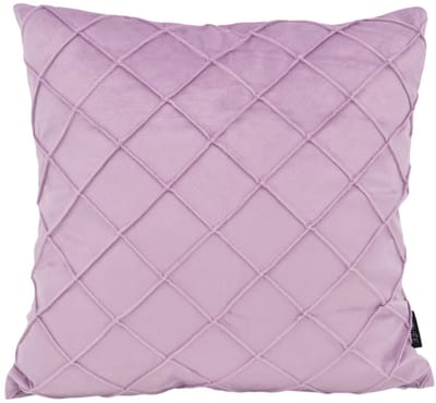 NOVÉE Sierkussen velvet cross lila | 45x45 cm | velvet/polyester