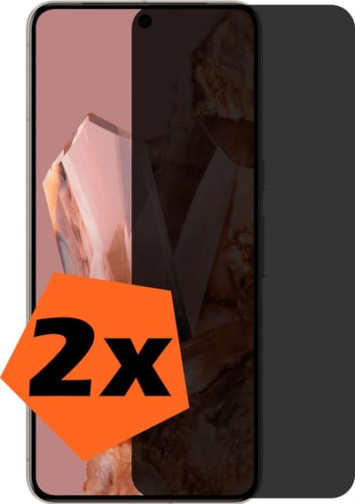 Screenprotector - 2 Stuks - Geschikt voor Google Pixel 8 Pro - Privacy Filter - Gehard Glas - Beschermglas - Tempered Glass - Screen Protector