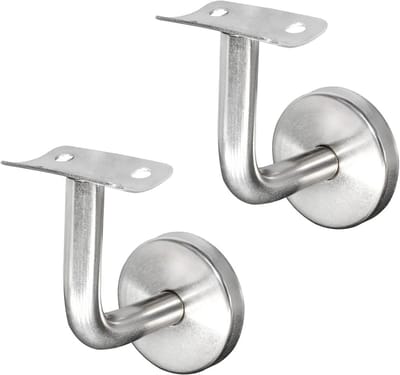 Leuningdragerhouder voor trapleuning - wandbeugel 60x60 mm - 2 stuks