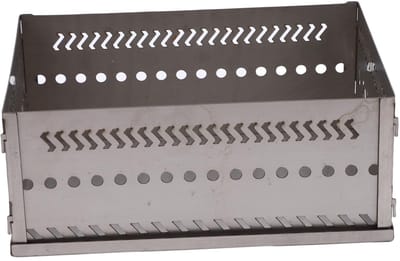 Dailygoods - Roestvrijstalen Saunasteenmand - 50 Kg Zware Saunarots voor Houtkachel