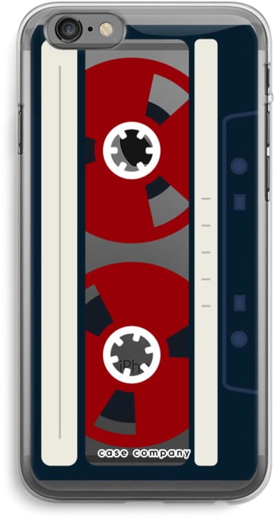 Case Company® - Hoesje geschikt voor iPhone 6 PLUS / 6S PLUS hoesje - Here's your tape - Soft Cover Telefoonhoesje - Bescherming aan alle Kanten en Schermrand