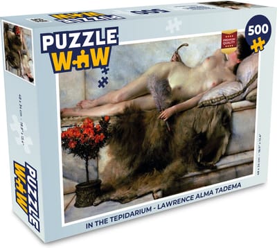 Puzzel In the tepidarium - Lawrence Alma Tadema - Legpuzzel - Puzzel 500 stukjes