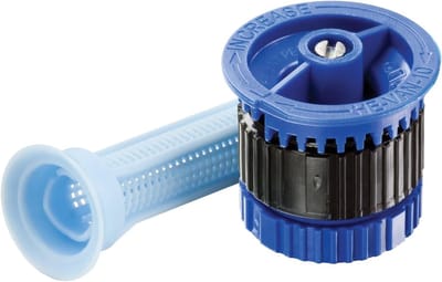 Sproeiers voor gazon - Verzonken sproeiers - Gazon besproeien - Eenvoudige sector instelling - 0 tot 360 graden - Blauw