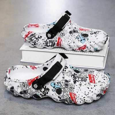 Mode Heren Slippers Comfort Strand Sandalen Antislip Tuin Slides Kokschoenen Zomer Casual schoenen Verpleegkundige Arts Schoenen Teenslippers 42 gray