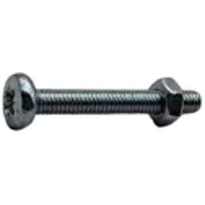 Sencys Metaalschroef+moer Ck M4x30mm Gegalvaniseerd Per 20
