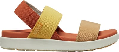 Keen - Elle Backstrap Dames Sandalen Fossil Orange/Silver Birch - Maat 40