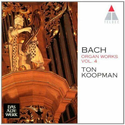 CD TON KOOPMAN - Bach;Orgelwerken Deel 4 4509984432 Teldec 1996 Duitsland Klassiek Gebruikt