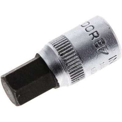 1/4" Gedore 28mm Dopsleutel- Schroevendraaier voor 8mm Binnenzeskant-Schroeven