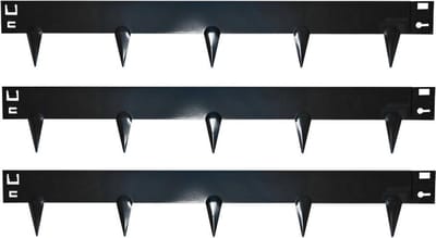 ZG-Edge Borderrand Zwart Verzinkt - 106x16 cm - 6 stuks - Kantopsluiting