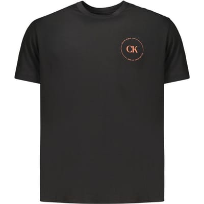 Calvin Klein 30s Eu Tee Black Maat: S | Basic T-Shirts Outlet | Heren | Zwart