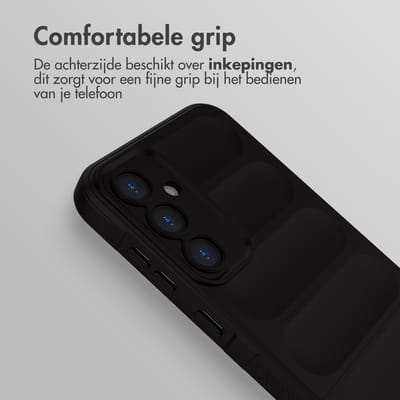 imoshion Hoesje - Geschikt voor Samsung Galaxy S23 FE - EasyGrip Backcover - Zwart