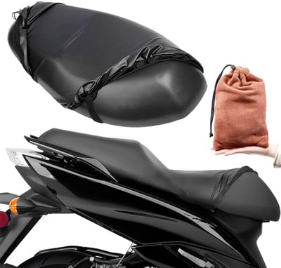 Dailygoods- Motorzadelhoes Waterdicht - Krasbestendig - Universele Zadelhoes - Elastisch Leer - Bescherming tegen Vuil en Slijtage - Voor Scooter en Motorfiets