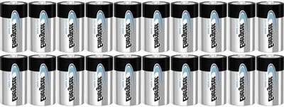 Batterijen D-formaat - Wegwerp batterijen - Apparaten voeden - Alkaline mangaan technologie - 20 stuks - Zwart