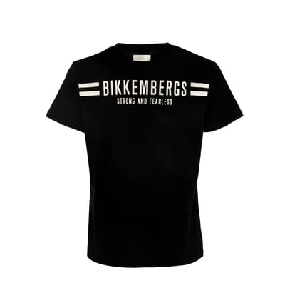 Heren-T-shirt met ronde hals en logo