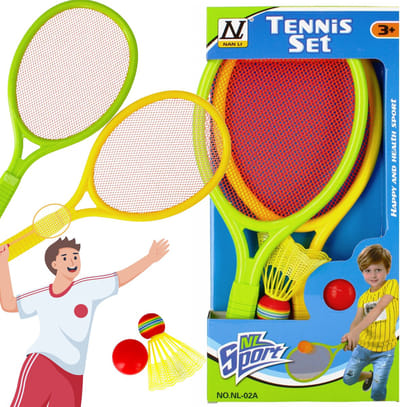 MEGA CREATIVE - Rackets met accessoires, voor vanaf 3 jaar