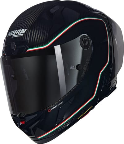 Nolan X-804 RS Asso Di Picche 341 Carbon Zwart Italia Glossy Integraalhelm - Helm