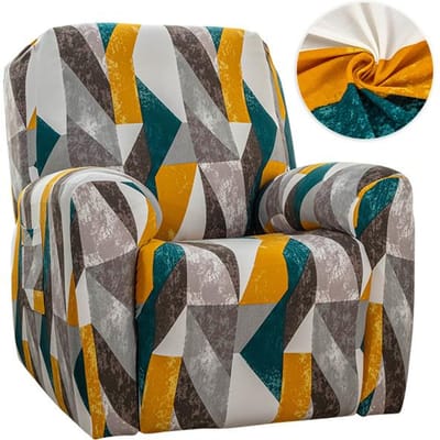 Bloemen Relaxfauteuil Bankhoes Stretch Relaxfauteuil Slipcovers Voor Woonkamer Afneembare Lazy Boy Relax Fauteuilhoes Woondecoratie 1 Seat