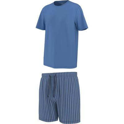 ESMARA MEN Heren shortama (Blauw, S)