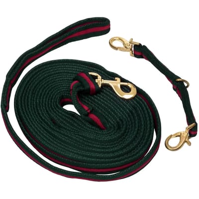 Longe teugel met nylon padding en bevestiging aan het halster Umbria Equitazione