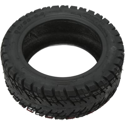 Pneu de Trottinette Électrique 90 65‑6.5 Pneu Caoutchouc Épaissi Antidérapant Anti-Explosion 11 Pouces Pneu Tubeless pour Trottinette Électrique black