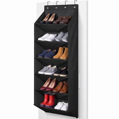 Lomera Schoenenzak Hangend - Schoenenopberger - Deurhanger voor 12 Paar Schoenen - Schoenenrek over de Deur - Opbergsysteem Organizer XL - Schoenenopslag - Schoenenhangzak - Schoenenhouder