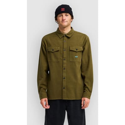 Billabong Del Mar Overhemd Met Lange Mouwen Groen XL Man