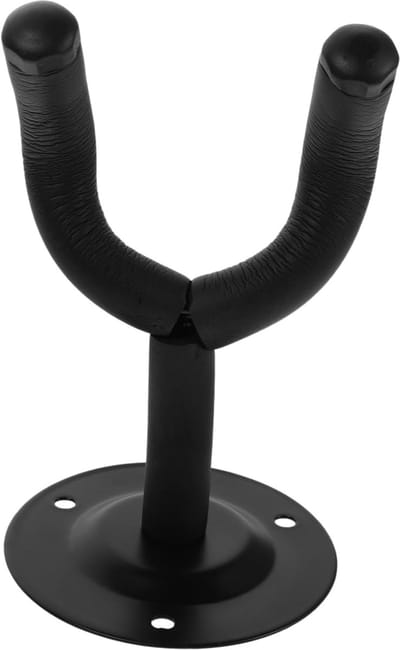 Muziekinstrumenten Wandbeugel - Instrumentenhouder Gitaarhaak - Instrumenten Presenteren - Robuust Metalen Frame - 143 x 9 x 8 cm - Zwart