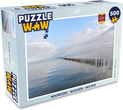 Puzzel Noordzee - Wolken - Water - Legpuzzel - Puzzel 500 stukjes