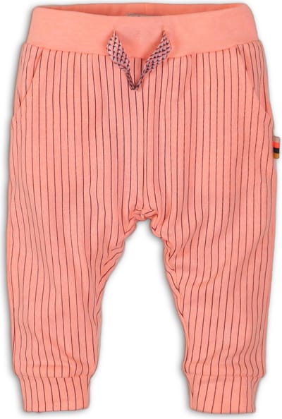 Dirkje - Joggingbroek meisjes - Light neon coral - Maat 80