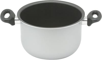 Aluminium Pan met 2 Handgrepen 20 cm - Antiaanbaklaag voor Alle Kookvlakken Behalve Inductie