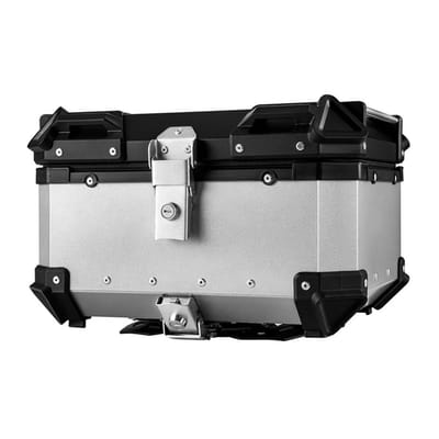 Archi Motorfiets - Topkoffer - ABS Koffer - Waterdicht & Schokabsorberend – Met Sleutels & Montageset – Zilver - 65L